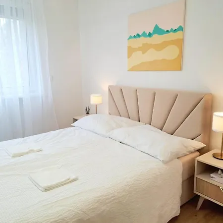 Beige Bed
