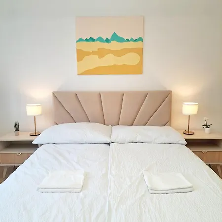 Beige Bed